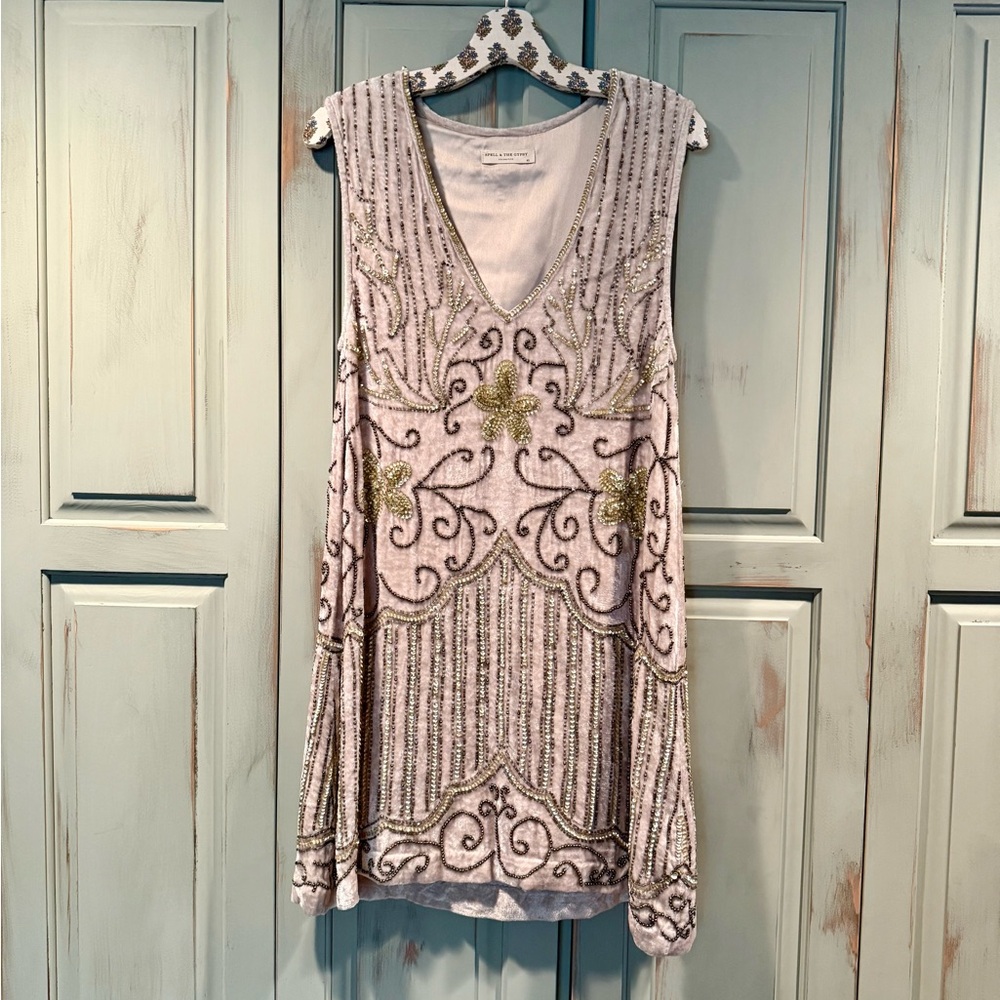 Embellished Sleeveless Dress